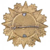 ~1930-1940. "Szűz Mária" festett fém jelvény (32mm) T:2-