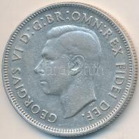Ausztrália 1951. 1Fl Ag "VI. György" T:2- Australia 1951. 1 Florin Ag "George VI" C:VF