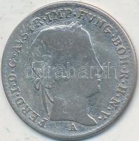 Ausztria 1838A 5Kr Ag T:3 hajlott lemez
Austria 1838A 5 Kreuzer Ag C:F curved