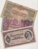 110db-os vegyes magyar pengő bankjegy tétel T:vegyes