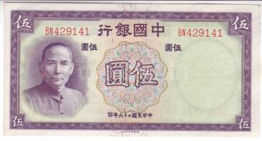 Kína/Bank of China 1937. 5Y T:I
