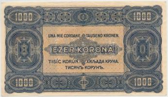 1923. 1000K "Magyar Pénzjegynyomda Rt. Budapest" T:II