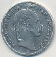 1856E 20Kr Ag "Ferenc József" T:2-,3 forrasztásnyom