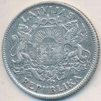 Lettország 1924. 1L Ag T:2-
Latvia 1924. 1 Lats Ag C:VF