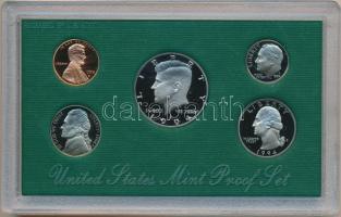 Amerikai Egyesült Államok 1994S 1c-1/2$ (5xklf) forgalmi szett dísztokban tanúsítvánnyal T:PP
USA 19...