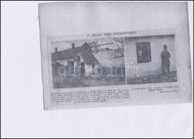 cca 1925 Kerny István (1879-1963): Titkok háza Kecskeméten, németül feliratozott, pecséttel jelzett ...