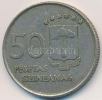 Egyenlítői-Guinea 1969. 50P Cu-Ni T:2-,3 Equatorial Guinea 1969. 50 Pesetas Cu-Ni C:VF,F