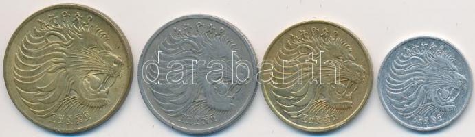 Etiópia 1969. 1c Al + 5c Cu-Zn + 10c Cu-Zn + 25c Cu-Ni T:2-
Ethiopia 1969. 1 Cent Al + 5 Cents Cu-Zn...