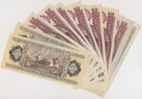1975. 100Ft (2x) + 1984. 100Ft (2x) sorszámkövetők + 1986. 50Ft (2x) sorszámkövetők + 1989. 50Ft (2x...