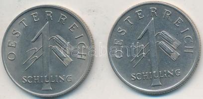 Ausztria 1934-1935. 1Sch Cu-Ni (2xklf) T:2 Austria 1934-1935. 1 Shilling Cu-Ni (2xdiff) C:XF