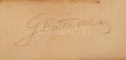 Glatz Oszkár(1872-1958)-Prihoda István(1891-1956): Buborékfújók. Színezett rézkarc, papír, üvegezett...