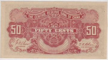 Kína/The Central Reserve Bank of China 1943. 50c T:I