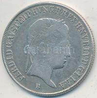 1841B 20Kr Ag "V. Ferdinánd" T:2-,3 apró ph