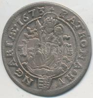 1673KB VIkr Ag "I. Lipót" Körmöcbánya (2,64g) T:2- Hungary 1673KB VI Kreuzer Ag "Leopold I" Kremnitz (2,64g) C:VF Huszár 1450., Unger II.: 1072.