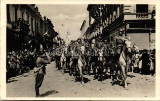 1940 Szatmárnémeti, bevonulás / entry of the Hungarian troops