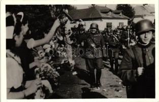 1940 Máramarossziget, bevonulás / entry of the Hungarian troops vissza So. Stpl