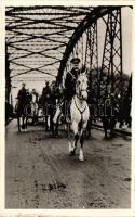 1938 Komárom, bevonulás, Horthy Miklós / entry of the Hungarian troops, Horthy 'vissza' So. Stpl