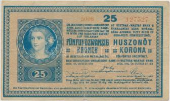 1918. 25K "3008" 3,5mm sima hátlappal T:III