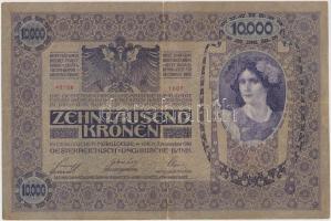 1918. 10.000K piros "MAGYARORSZÁG" körbélyegzővel T:III