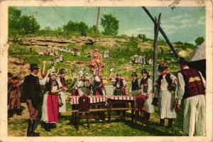 Lakodalmas jelenet Körösfőn / Transylvanian folklore from Körösfő (fa)