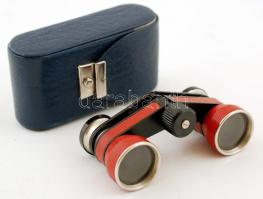 Rathenow márkájú, bőr borítású operaházi-színházi látcső, saját dobozában