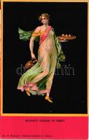 Bacchante Danseuse de Pompei, litho