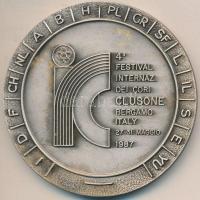 Olaszország / Bergamo / Clusone 1987. "4. Nemzetközi Kórusfesztivál" ezütözött Br emlékére...