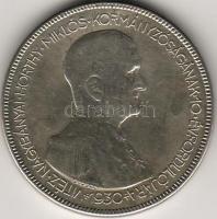 1930. 5P Ag "Horthy jobbra" T:2/3