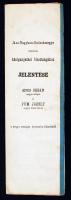1877 JÁsz Nagykun-Szolnok megye alispánjának, Sipos Orbánnak és Pum JÓzsefnek jelentése a megye országos közmunka állapotjáról 10p