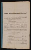 1877 JÁsz Nagykun-Szolnok megye alispánjának, Sipos Orbánnak és Pum JÓzsefnek jelentése a megye orsz...