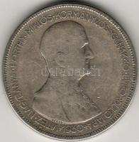 1930. 5P Ag "Horthy jobbra" T:2/3