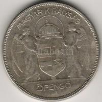 1930. 5P Ag "Horthy jobbra" T:2/3