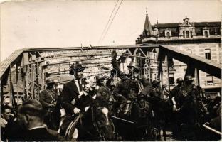 Nagyvárad, Bevonulás / entry of the Hungarian troops, original photo