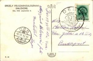 Dés, Bevonulás / entry of the Hungarian troops 'Dév visszatért' So. Stpl