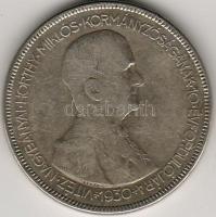 1930. 5P Ag "Horthy jobbra" T:2/3