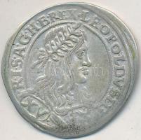 Ausztria 1661. XVkr Ag "I. Lipót" Bécs (6,13g) T:2- Austria 1661. XV Kreuzer Ag "Leopold I" Vienna (6,13g) C:VF Krause KM# 1145