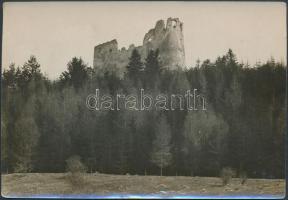 cca 1910 Blatnica, Túróc vármegye, jelzett fotó / Castle 18x12 cm