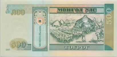 Mongólia 2007. 500T T:I
Mongolia 2007. 500 Tugrik C:UNC