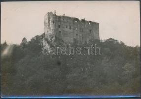 cca 1910 Záj vára, jelzett fotó / Castle 18x12 cm