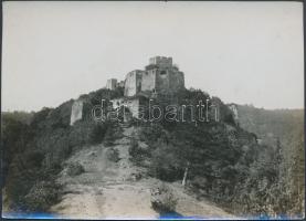 cca 1910 Csábrágvarbók vára, jelzett fotó / Castle 18x12 cm