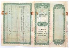 Amerikai Egyesült Államok / New York / Niagara Falls 1921. "Niagara Falls Város" részvény ...