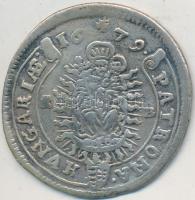 1679KB XVKr Ag "I. Lipót" Körmöcbánya (5,55g) T:3,2- ph.  Hungary 1679KB 15 Kreuzer Ag "Leopold I" Kremnitz (5.55g) C:F,VF edge error Huszár 1425., Unger II.:1060.a