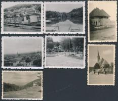 cca 1940 Erdélyi tájak, városok 7 db feliratozott fotó / Transylvania 7 photos