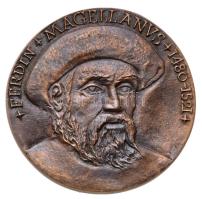 1983. "Ferdin Magellanus 1480-1521 / Magellán Klub Közgyűlése 1983. XI. 20." Br emlékérem (98mm) T:2,2-