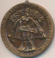 Arató Gyula (1889-1969) 1928. "Közszolgálati Alkalmazottak Nemzeti Szövetsége - Verseny Díj / 1928. évi K.A.N.SZ. érem mérkőzés" Br díjérem (36mm) T:2,2- fülnyom