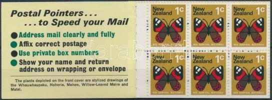 1970 Forgalmi bélyegfüzet 75c névértékkel, vízjel nélkül Mi 518, 521-522