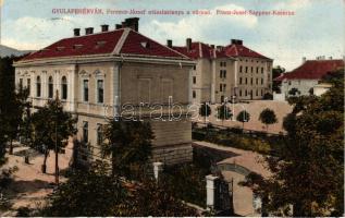 Gyulafehérvár, Ferenc József utász laktanya a várban / pioneer's barracks in the castle