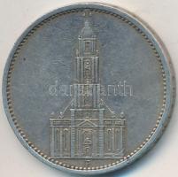 Német 3. Birodalom 1934F 5M Ag "Garnisonkirche" T:2-
German Third Reich 1934F 5 Marks Ag &...