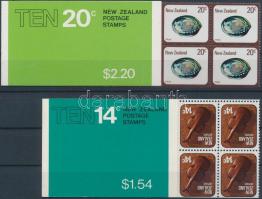 2 diff stampbooklets, 2 klf bélyegfüzet