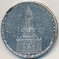 Német 3. Birodalom 1935A 5M Ag "Garnisonkirche" T:2- 
German Third Reich 1935A 5 Marks Ag ...
